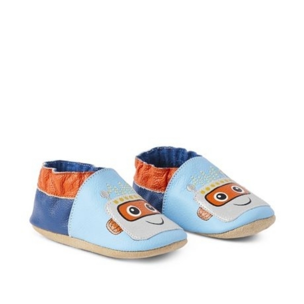 George Baby Boy 'Robot' Slippers